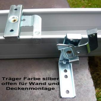 Montageträger offen für Ol. 51 x 57 mm Farbe silber 