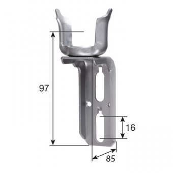 Fertigkastenlager mit 85 mm Ausladung – für Kugellager 40 mm 