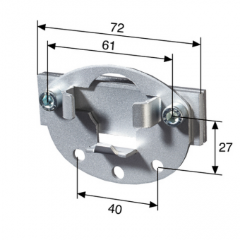 Altbaulager zum Klemmen – für Kugellager 40 mm 