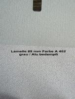 Vertikal-Jalousie 89 mm Farbe A 402 grau Alu bedampft 