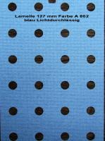Vertikal-Jalousie 127 mm Farbe A 862 hellblau gelocht 