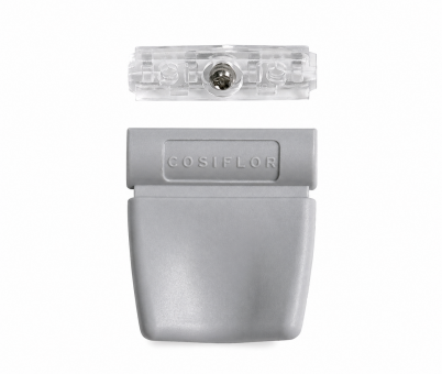 Original Cosiflor Bediengriff 08 grau mit Adapter – Ersatzteil für Plissee 