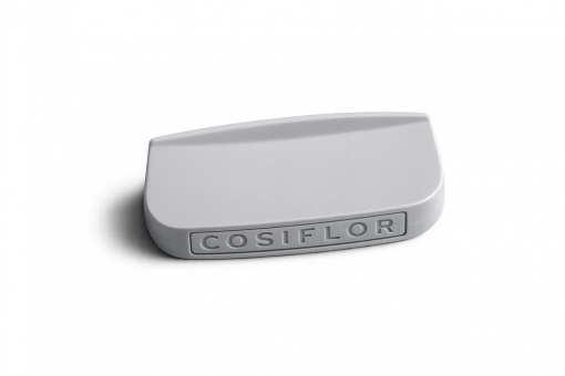 Original Cosiflor Bediengriff 08 grau mit Abdeckblende – Ersatzteil für Plissee 
