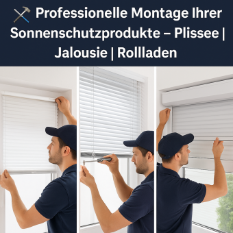 Montageservice Plissee · Jalousie · Rollladen | Fachgerechte Installation Berlin 