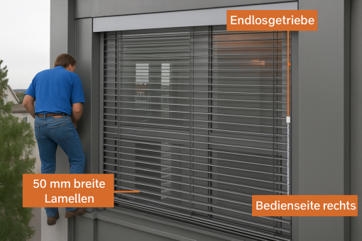 Ersatzteile für 50 mm Jalousie 