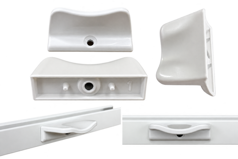 Artikelbild des Artikels “Plissee-Griff für Cosiflor-System – Metall – Weiß “