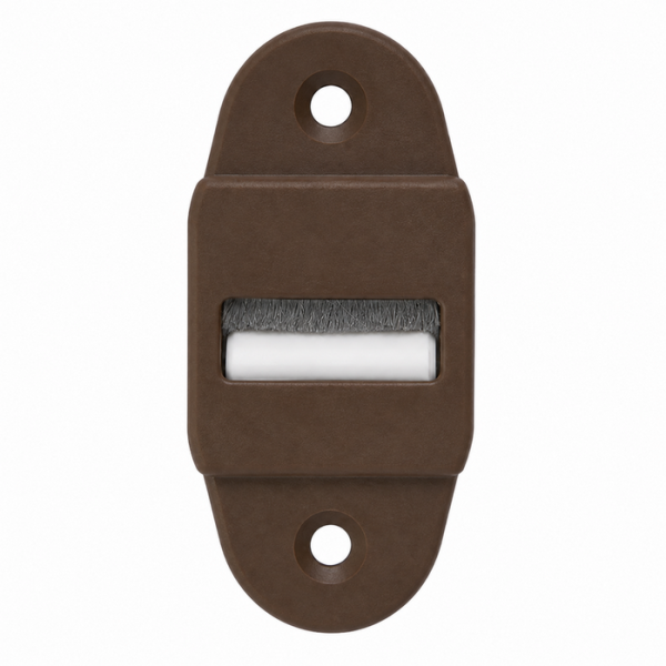 Artikelbild des Artikels “Gurtführung für Maxi-Gurt 22 mm – PVC Braun mit Bürstendichtung “