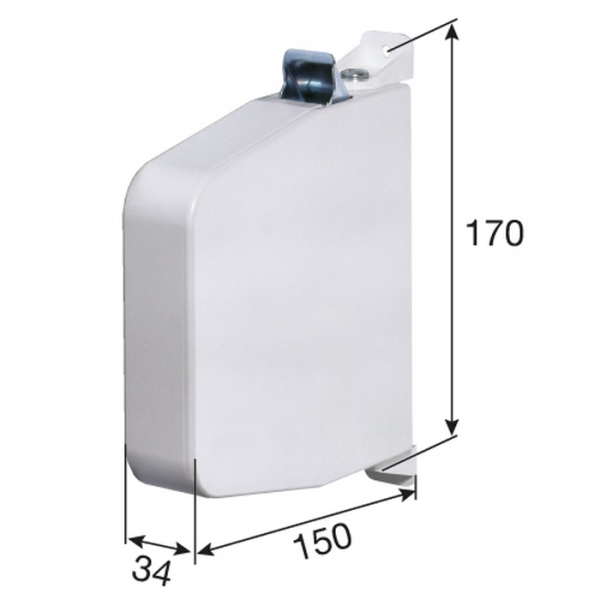 Artikelbild des Artikels “Gurtwickler Maxi für 22 mm Rollladengurt – 5 m Gurtaufnahme – Weiß “