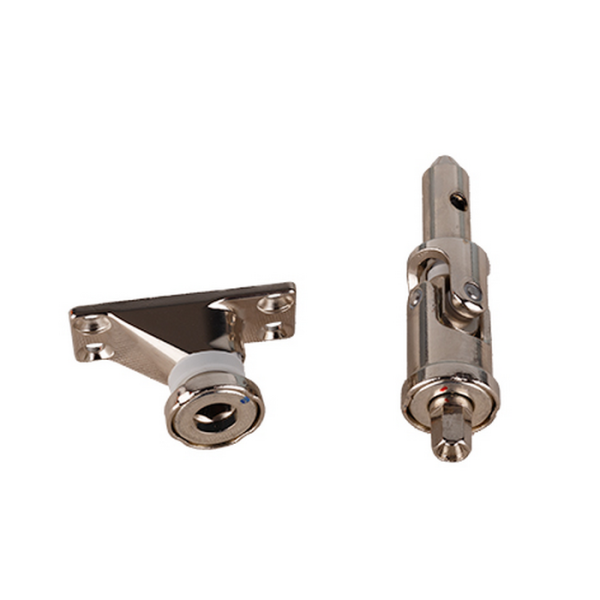 Artikelbild des Artikels “Gelenklager 45° für Vierkantmagnet – vernickelt – 22 × 52 mm “