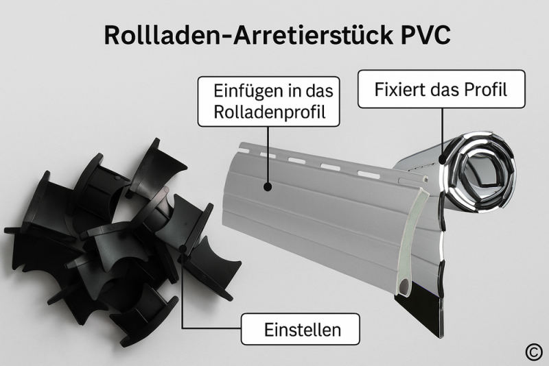 Artikelbild des Artikels “Arretierstück PVC für Alu Rollladenstäbe – in 4 Größen “