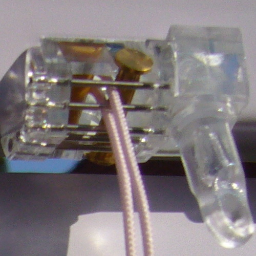 Artikelbild des Artikels “Schnurschloss / Getriebe (Plexi) für 25 mm Jalousien – passend für Oberleiste 19 × 27 mm “