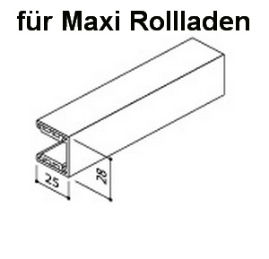 Artikelbild des Artikels “ZUSCHNITT SF Führungsschienen für Maxi Rollladen “