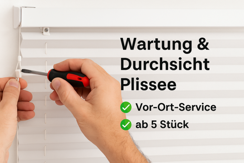 Artikelbild des Artikels “Service: Durchsicht & Wartung Cosiflor/Decomatic Plissees “