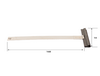 Stahlbandaufhängung Mini 180 mm mit Halteklammer – ab Kastengröße 180 mm 