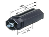 Rollladen Innenkapsel SW50 mit Stift Ø 10 mm, Stiftlänge 13 mm 