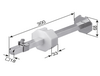 Rollladen Wellenbolzen SW70 mit 18 mm Vierkant für Abrollsicherung 