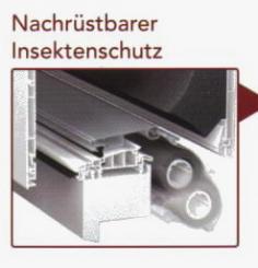 Insektenschutz Rollo für Aufsatz Rollladen 