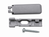Original Cosiflor Halteplatte mit Spannschuh und Schraube – Set grau 