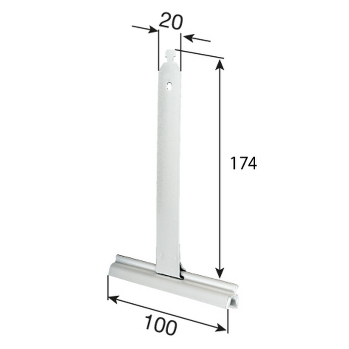 Artikelbild 1 des Artikels “Stahlbandaufhängung Mini 174 mm – ab Kastengröße 180 mm – zum Einhängen “