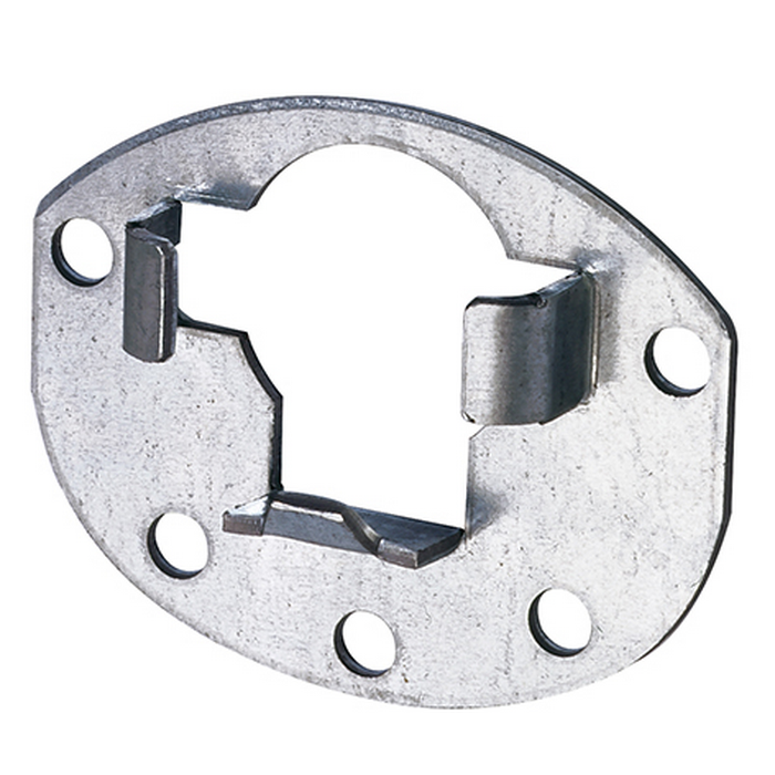 Artikelbild 1 des Artikels “Lagerschale aus Stahl – für Kugellager 40 mm – 5 Befestigungslöcher “